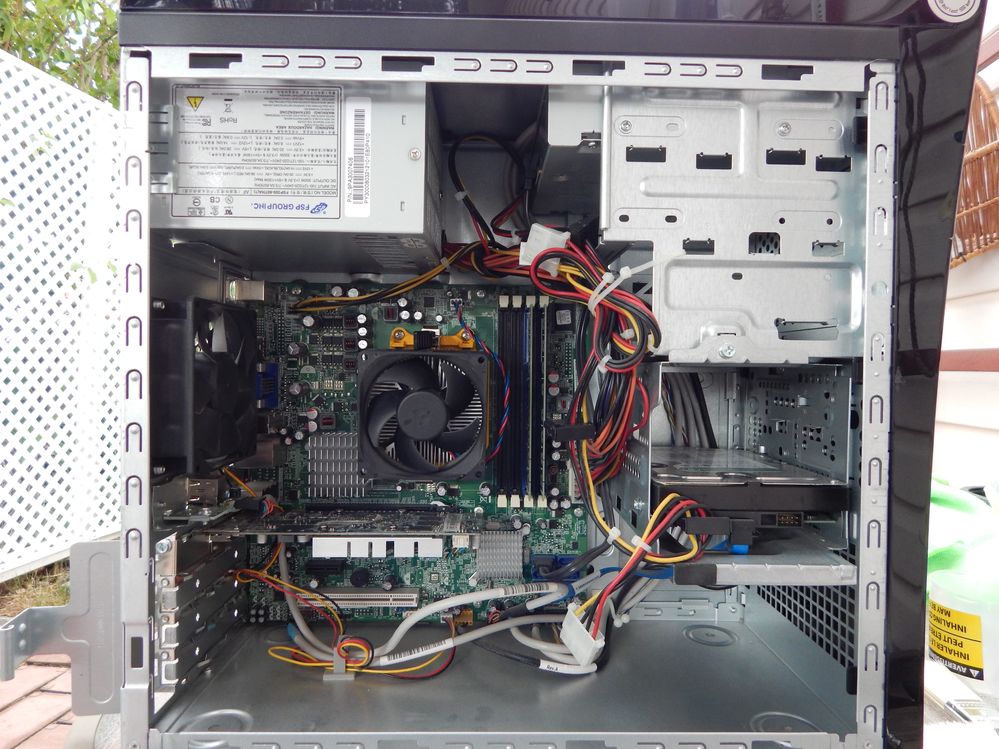 Clean Vents & Power  Sup Fan